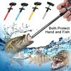 New Fishing Hook Fast Remover Stainless Steel T Shaped Squeeze-Out Fish Hook Extractor Tools Fast Decoupling Minimizing Injury MIT