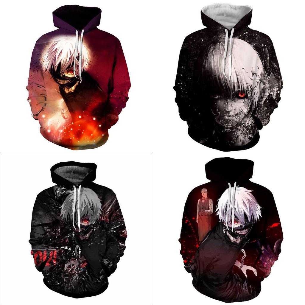 Brin Sweatshirt Unisex Tokyo Ghoul Cosplay Sweater Capuche Sweat Pullover Hoodie