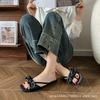 Outer Slippers Women's Summer New Comfortable Casual Bow Flat Sandals
