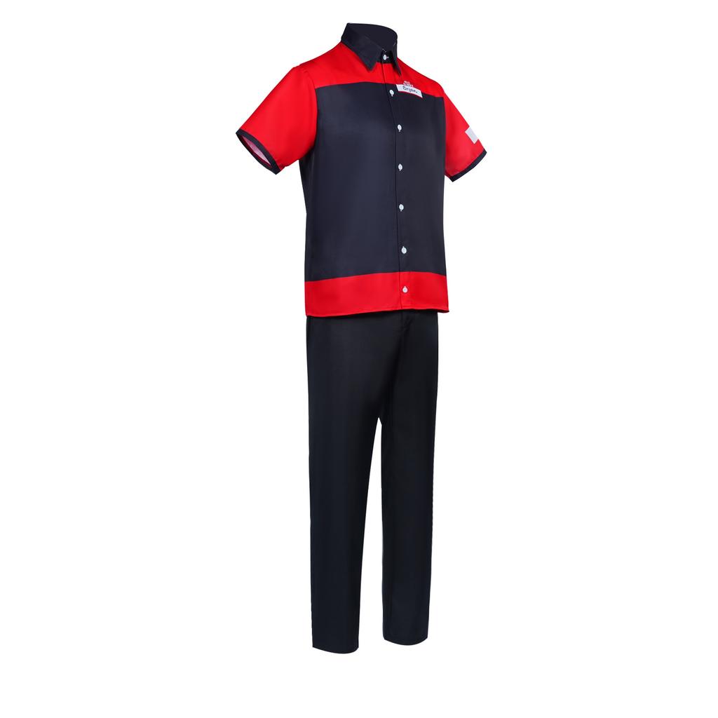 Manny's Burger Bryan Tyler Cosplay Costume, Burger Shop Staff Waiter Roleplay Outfit