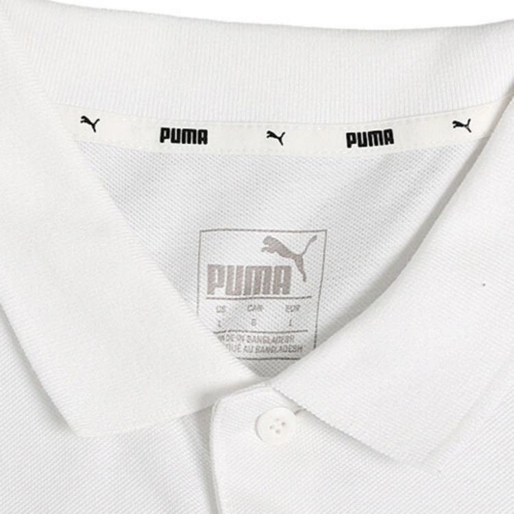 PUMA Gamer Golf Polo Shirt 'White' Men's 845058-02