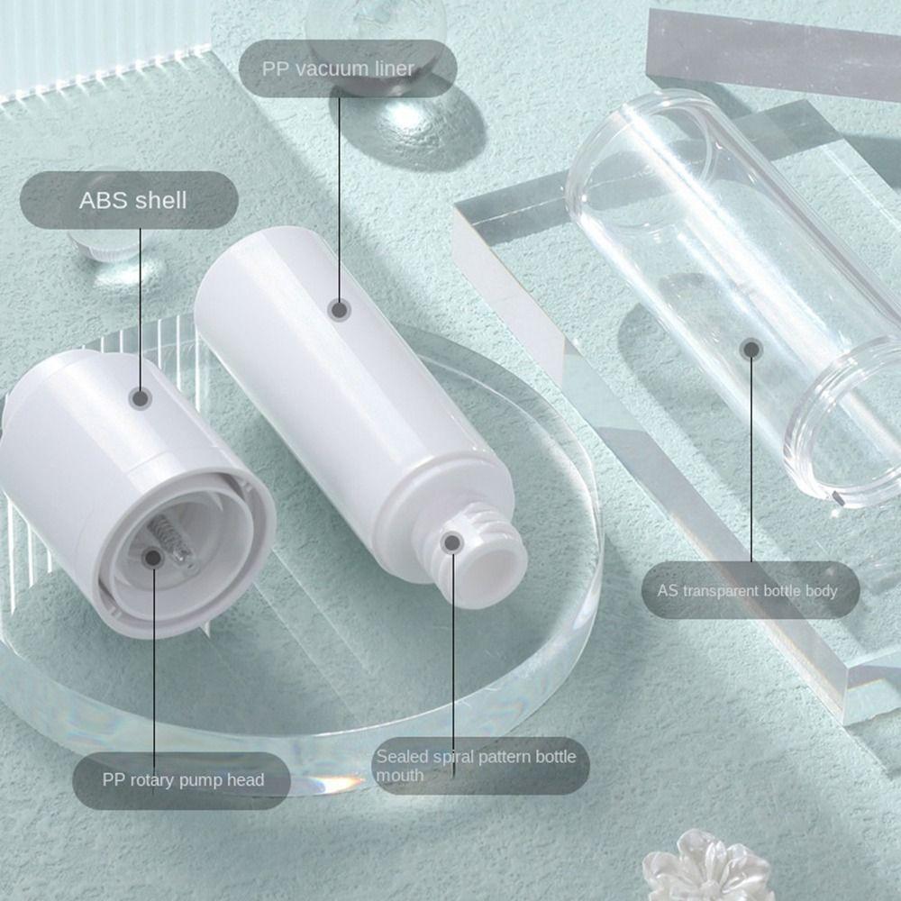 Флакон для тонального крема Флакон для лосьона Airless Косметический контейнер Бутылки с вакуумным насосом Многоразовые бутылки