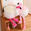 New 3 Sizes Fluffy Flamingo Plush Toys Sleep Pillow Cute Stuffed Animal Crocodile Plushies Doll Children's Birthday Gift