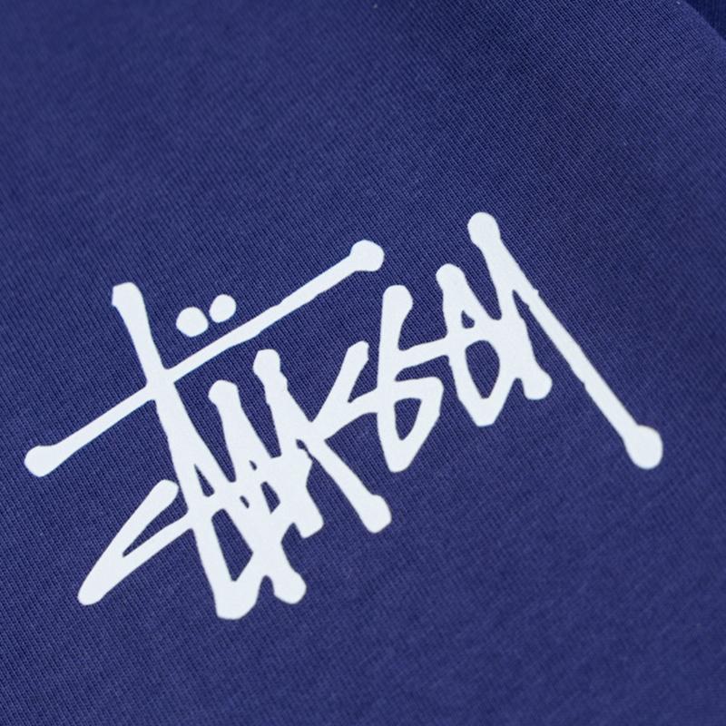 Stussy Летняя новая футболка с круглым вырезом из высококачественного хлопка 2025 года для мужчин и женщин, классическая футболка с буквенным принтом для пар