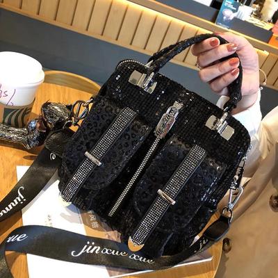 2023 женская модная многофункциональная сумка и рюкзак с пайетками - трендовая сумка через плечо в корейском стиле