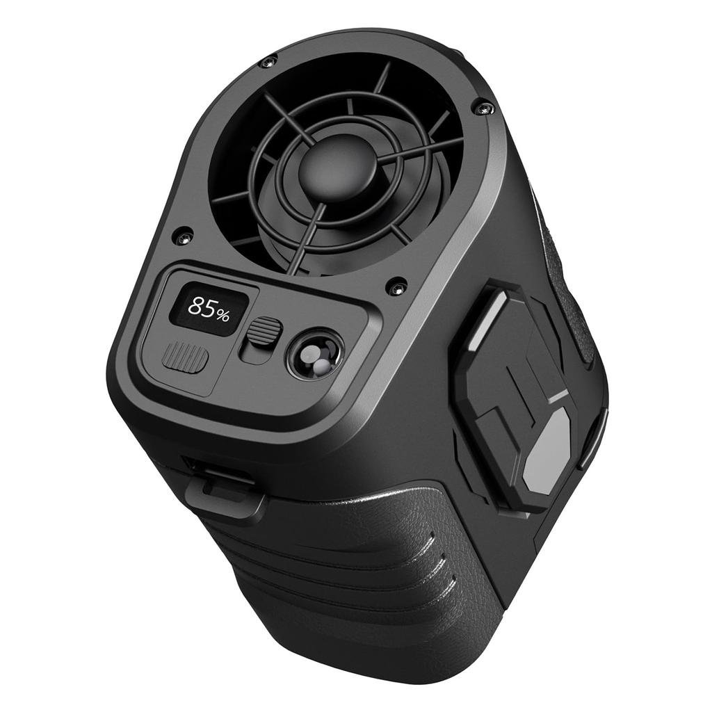 Waist Fan 10000mAh Rechargeable,Portable Fan with Over 24H Working Time, 15000RPM Strong Airflow Wearable Belt Fan Personal Waist Clip Fan for Farm