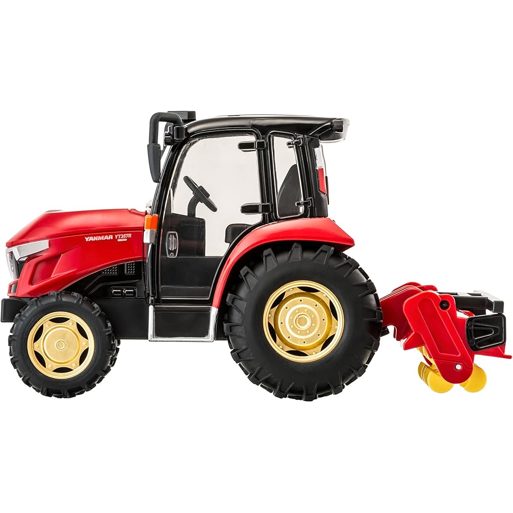 Maruka Yanmar Tractor YT3 Series Toy for Ages 3 and Up, Durable Design, Interactive Play