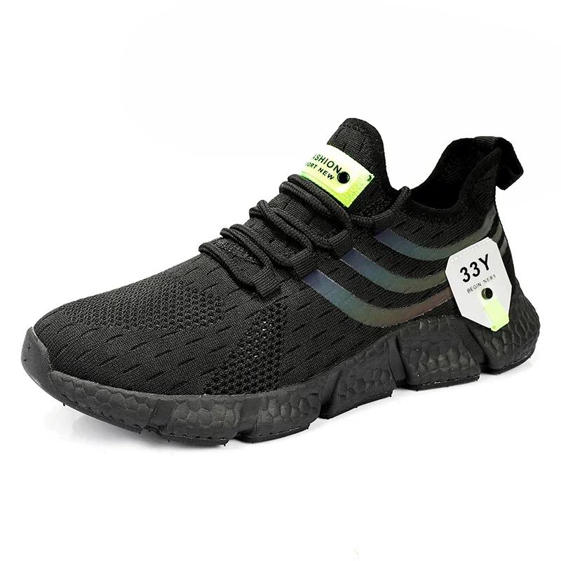 Leisure Men's Shoes Mesh Breathable Running Shoes Couple Tenis Masculinity Spring and Autumn Lightweight Walking Sports Shoes