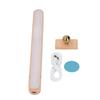 Вращающийся на 360 градусов светильник для туалетного столика, деревянный, сенсорный, с регулируемой яркостью, USB-перезаряжаемый, магнитный, над зеркалом