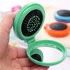 Comb Compact Pocket Size Folding Hair Brush Beauty Tools Cosmetic Mirror Included Scalp Massager