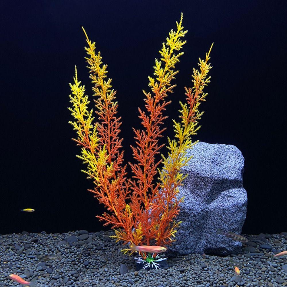 Plastic Micro Landscape Decoration 28CM Fish Tank Landscaping New Artificial Water Plant