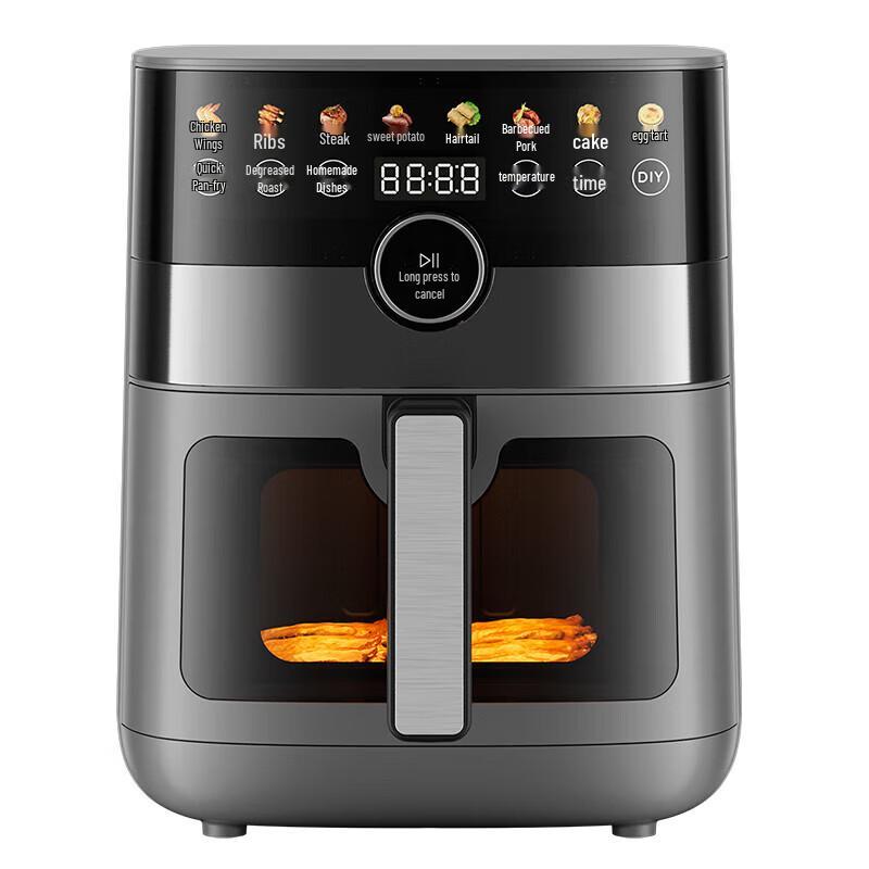 Midea 6.5L Visual Air Fryer CN plug (adapter included)