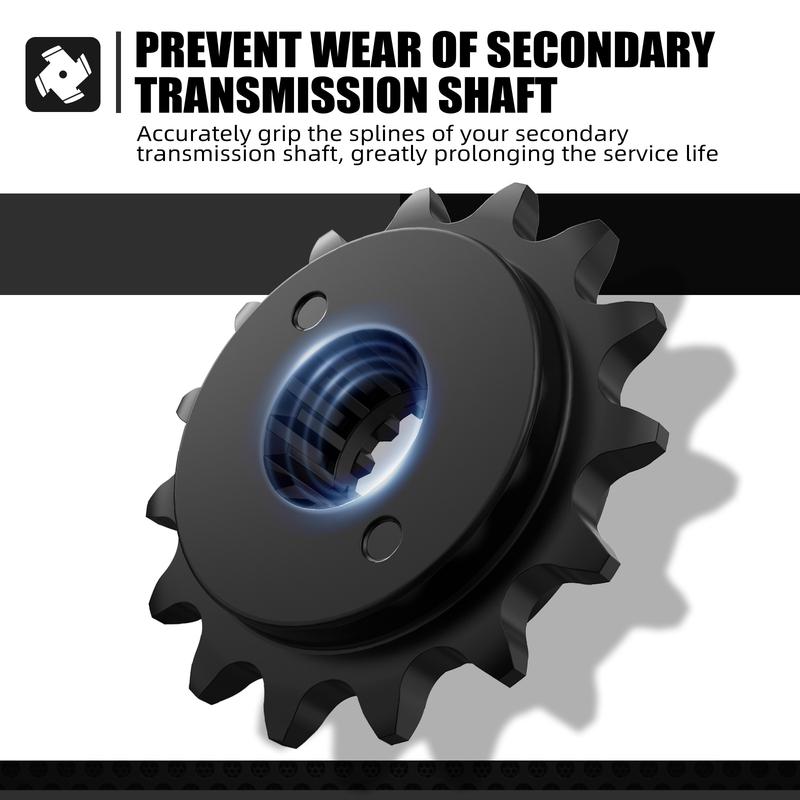 NICECNC For Honda XR650L XR 650L 1993-2025 2024 Moto SuperPinion 15T Front Sprocket High-strength 20CrMnTi Steel Alloy