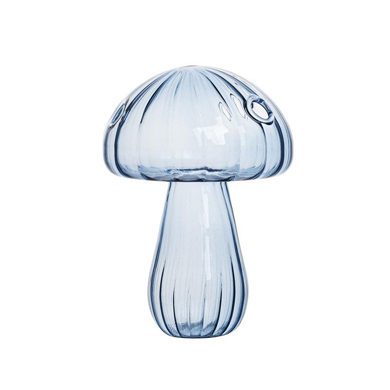 Ваза 1 шт. Прозрачный стеклянный гриб, настольное украшение для дома, гидропонная цветочная композиция, ароматерапия, отель, домашний интерьер, гостиная