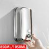 850ML/1050ML Soap Dispenser Stainless Steel Wall Mount Bathroom Liquid Soap Detergent Shower Gel Storage Bottle Toilet Kitchen