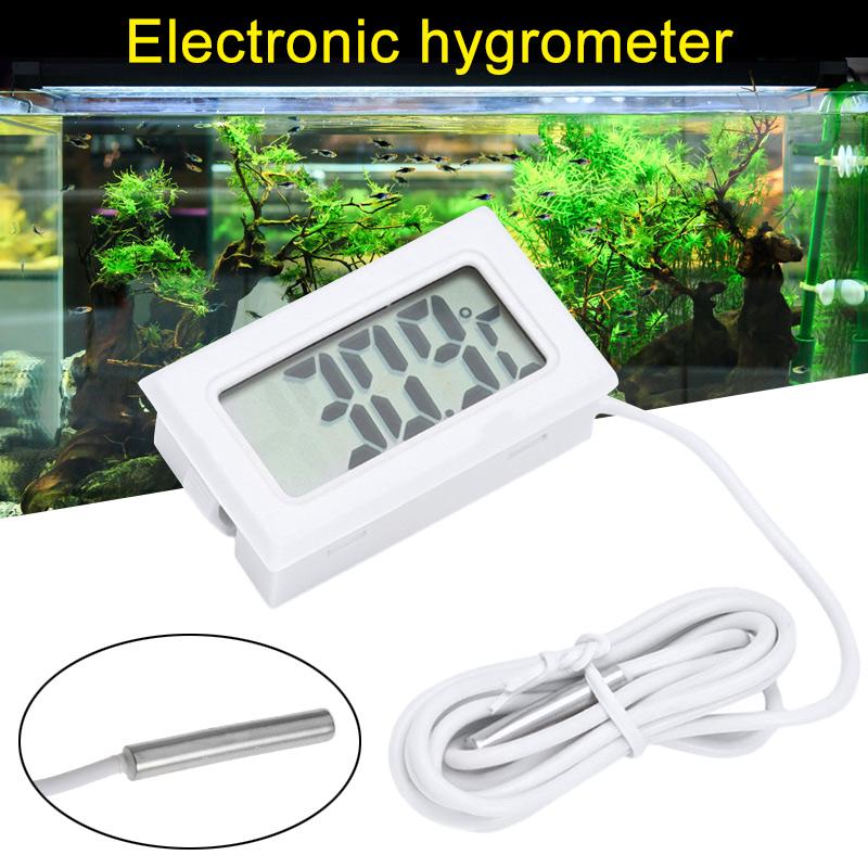 Mini Digital Lcd Thermometer Hygrometer Temperature Humidity Meter Probe Sensor 2021