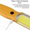 Strong LED Work Light With Magnet Rechargeable Lamp Portable Handheld Floodlight  Outdoor Use