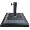 Основание для зонта - AKTIVE - 44 x 33 x 44 см - Пластик - Цвет: Черный - Устойчивый