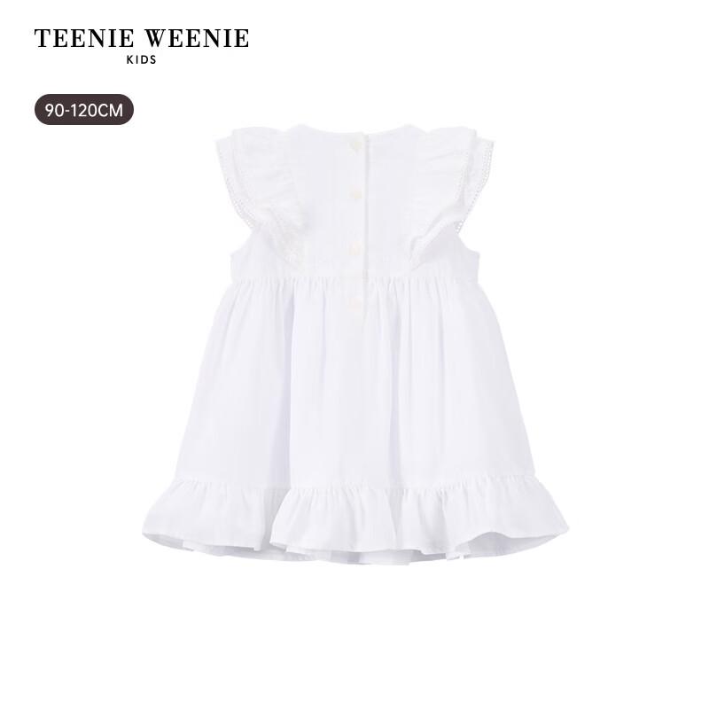 Teenie Weenie Платье-трапеция для девочки с рукавами-крылышками