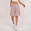 Women's Casual High Waisted Loose Sports Shorts with Pocket Solid Color