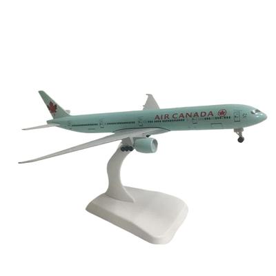 1/400 Модели Самолетов Канада 777 B777 Металлическая Модель Самолета Игрушка Реплика с Шасси Авиационная Симуляция Коллекционный Подарок