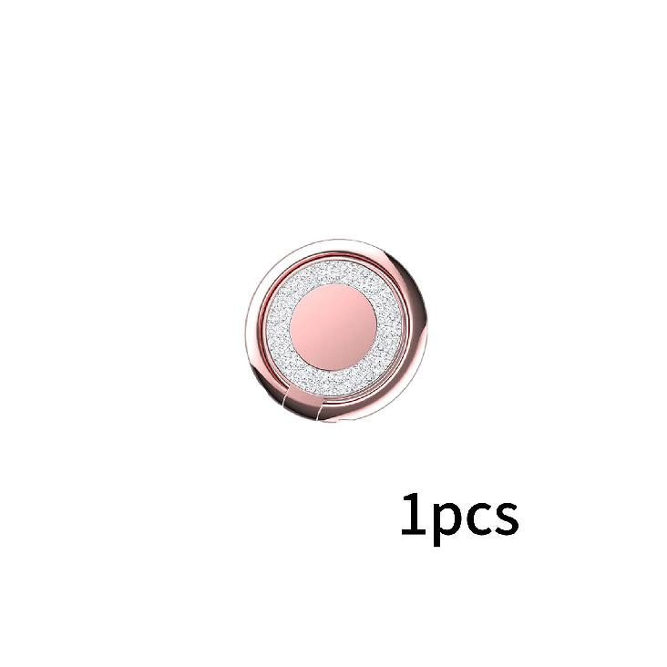 Круглый Складной Держатель-Кольцо для Телефона из Цинкового Сплава 360 ° 1 Вращающаяся Магнитная Ленивая Подставка