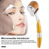 Микроигольчатый роликовый косметический прибор с микроиглами 0,2/0,25/0,3/0,5 мм, нескользящий инструмент для микродермабразии с длинной ручкой