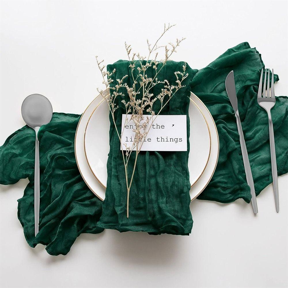 Многоразовые хлопчатобумажные салфетки, мягкие салфетки для вечеринок, марлевые салфетки для свадьбы