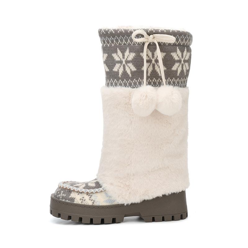 Женские модные зимние ботинки на толстой подошве, длинные, легкие, теплые, защищающие от холода и снега, нескользящие, повседневные кроссовки, хлопковые ботинки