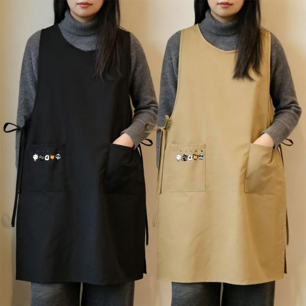 Polyester Cooking Apron Waterproof Painting Apron New Pinafore Aprons Kitchen Use