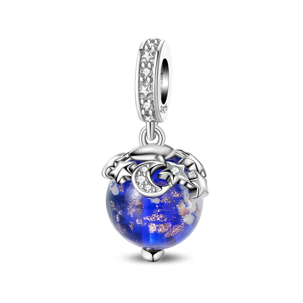 Сияющие Медные Подвески-Звезды Космос Астронавт Морская Звезда Бусины Подвеска Подходит для Оригинальных Браслетов Ожерелий DIY Ювелирное Изделие Подарок