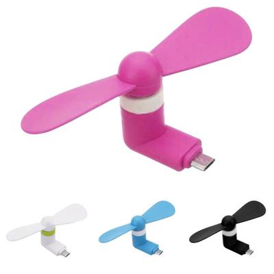 Летний мини портативный бесшумный OTG Micro USB вентилятор воздушного охлаждения для мобильного телефона Android