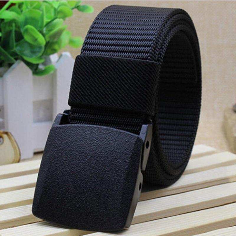 Men's Outdoor Sports Nylon Waistband Canvas Web Belt
