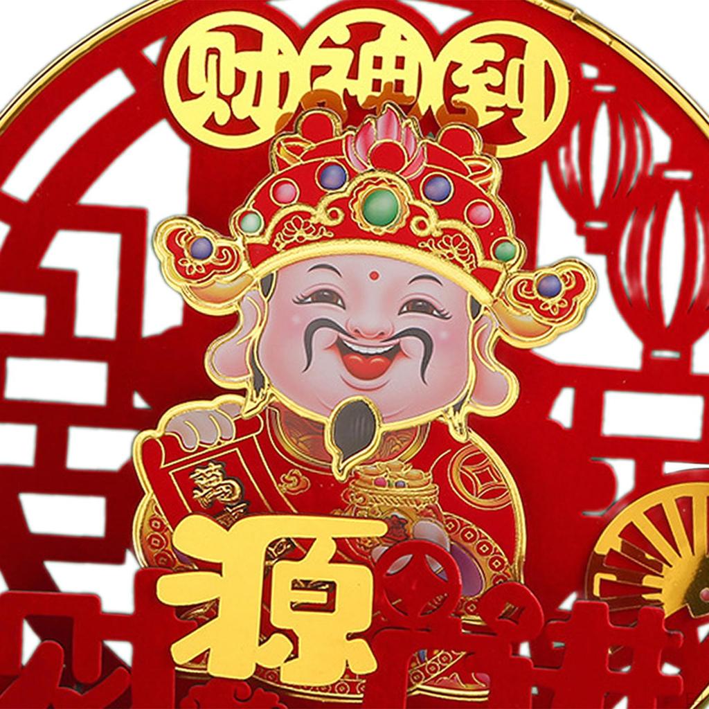 Chinese Year Table Decoration Ornament Fenshui Topper Spring Festival for Party