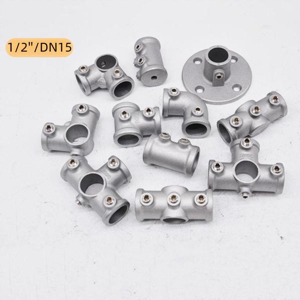 1\2''/3\4"/1'' Frame Fasteners Fixed Buckle Circular Pipe Connector Pipe Fitting Connector Pipes