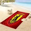 Union Crest Print Beach Towel, Large Soft Quick Dry Towel for Beach Camping Swimming