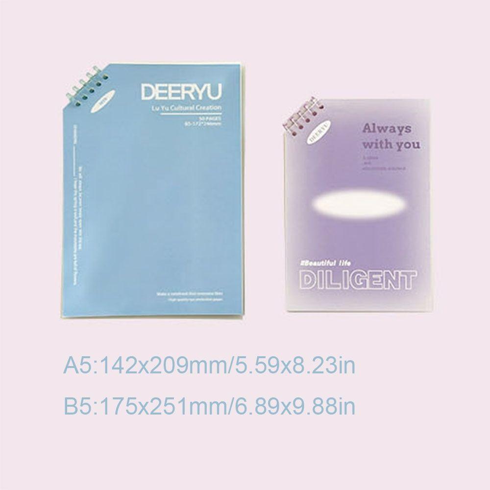 Блокнот A5/B5 с отрывными листами, внутри бумажный блокнот со спиральным переплетом, высококачественный блокнот с переплетом