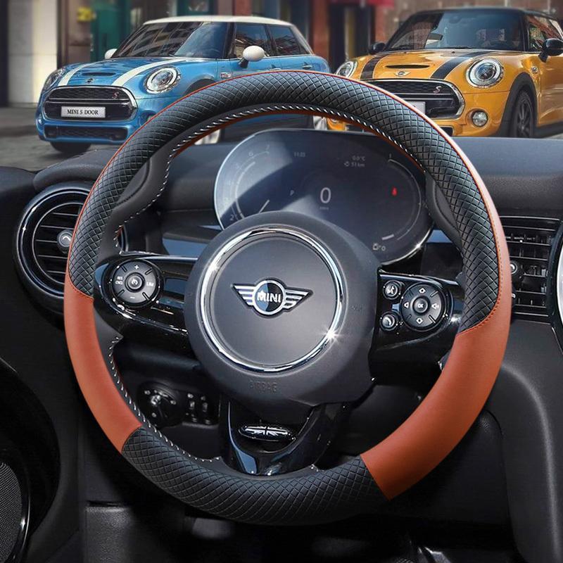 Аксессуары, подходящие для рулевого колеса BMW mini Cooper, чехлы countrymen one, забавные нескользящие накладки czujm33
