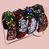 Fashion Sequin Knot Hairbands 2.5inch Wide Headband Sparkly Headbands Adult Hair Jewley Accessories for Women Girls
