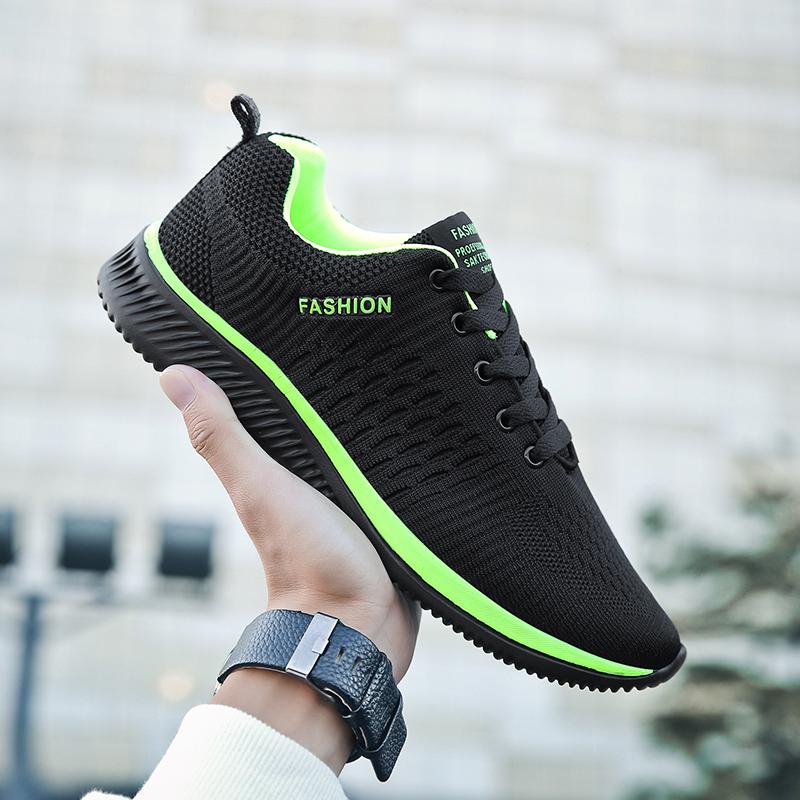 Running Shoes Lightweight Breathable Lace Up Men Shoes