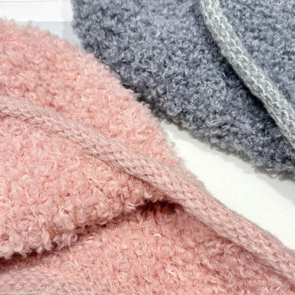 Warm Knitted Hat Windproof Earflap Hat Cute Beanies Cap