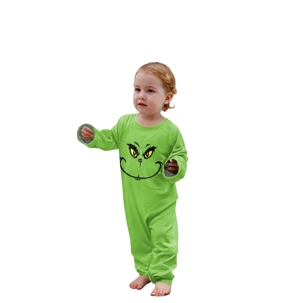 Комплект из топа и брюк с рождественскими принтами для всей семьи Одинаковые комплекты для всей семьи