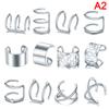 12Pcs/Set Ear Cuffs Leaf Ear Cuff Clip Earrings For Women Earcuff No Piercing