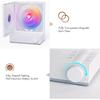 CD-плеер Портативный Bluetooth 5.3 с RGB-подсветкой, меняющей цвет Настольный CD-плеер для домашней поддержки TF-карта, динамики Hi-Fi, таймер, светодиодный экран