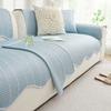 French Cream Wind  New Summer Sofa Cushion Universal Fixed Sofa Cover Cloth Special-Shaped Sofa Cushion