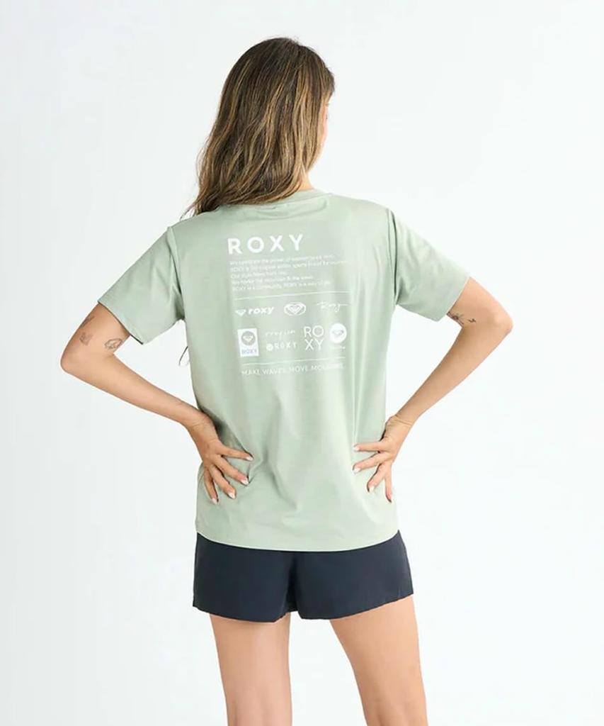 Roxy Women's Historical Logo Rashguard in White