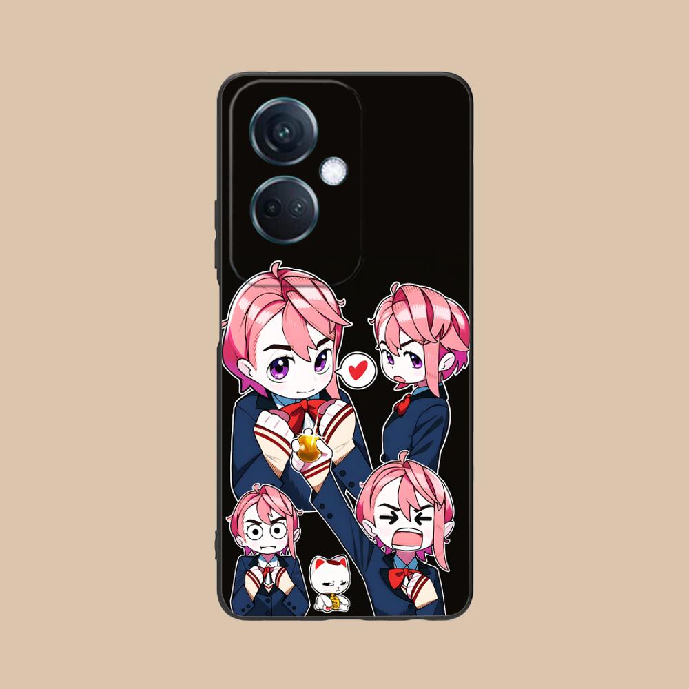 Чехол для телефона Dandadan Aira Shiratori для OPPO Reno 14 13 12 11 10 9 8 7 6 5 F T Pro 5G Цветной Печатный Чехол Красивый Роскошный Чехол
