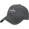 Grandpa The Legend Baseball Cap Vintage Washed Cotton Dad Hat Outdoor Sun Protection