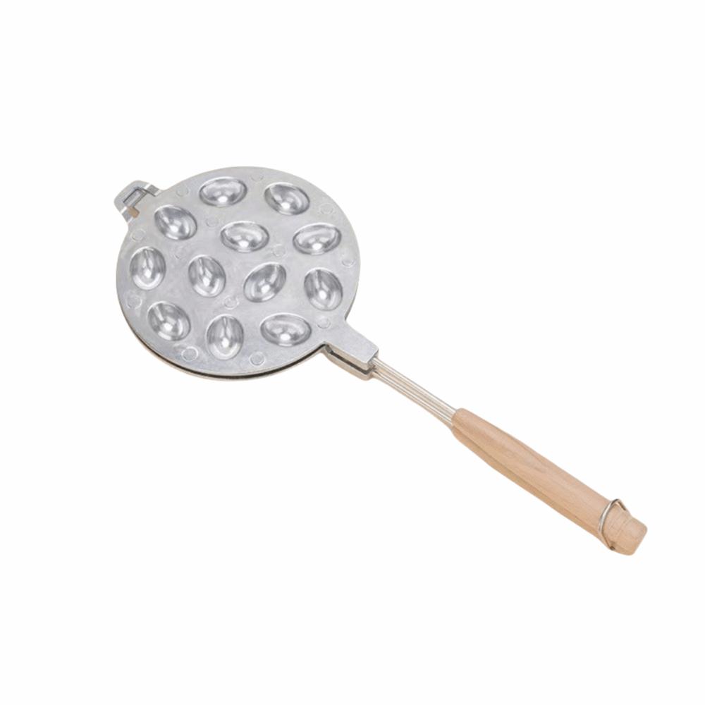 7/12/16 Holes Egg Tart Mold Long Handle Walnut Cookie Maker Mini Muffins Baking Mold Home Bakery