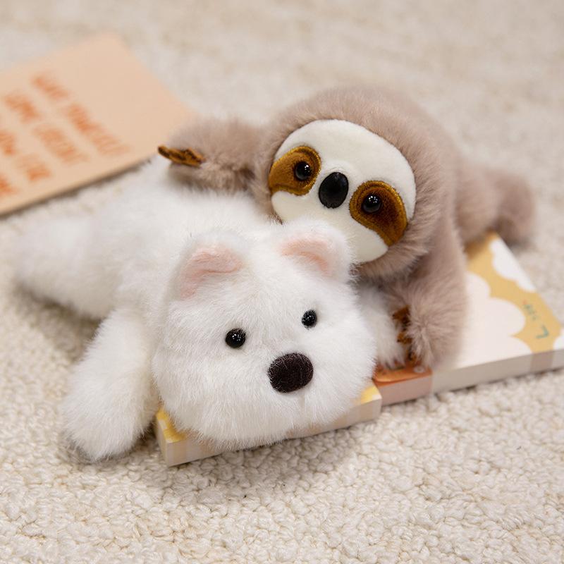 Милая животная капибара ленивец наклейка на холодильник плюшевая игрушка кукла магнит утенок кукла кукла